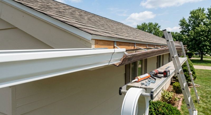 Aluminum Gutter Replacement in Mcdonough, GA