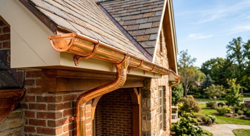 Copper Gutter Replacement in Clarksville, TN